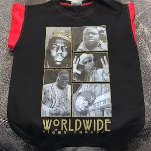 Crew neck long sleeve Notorious BIG shirt